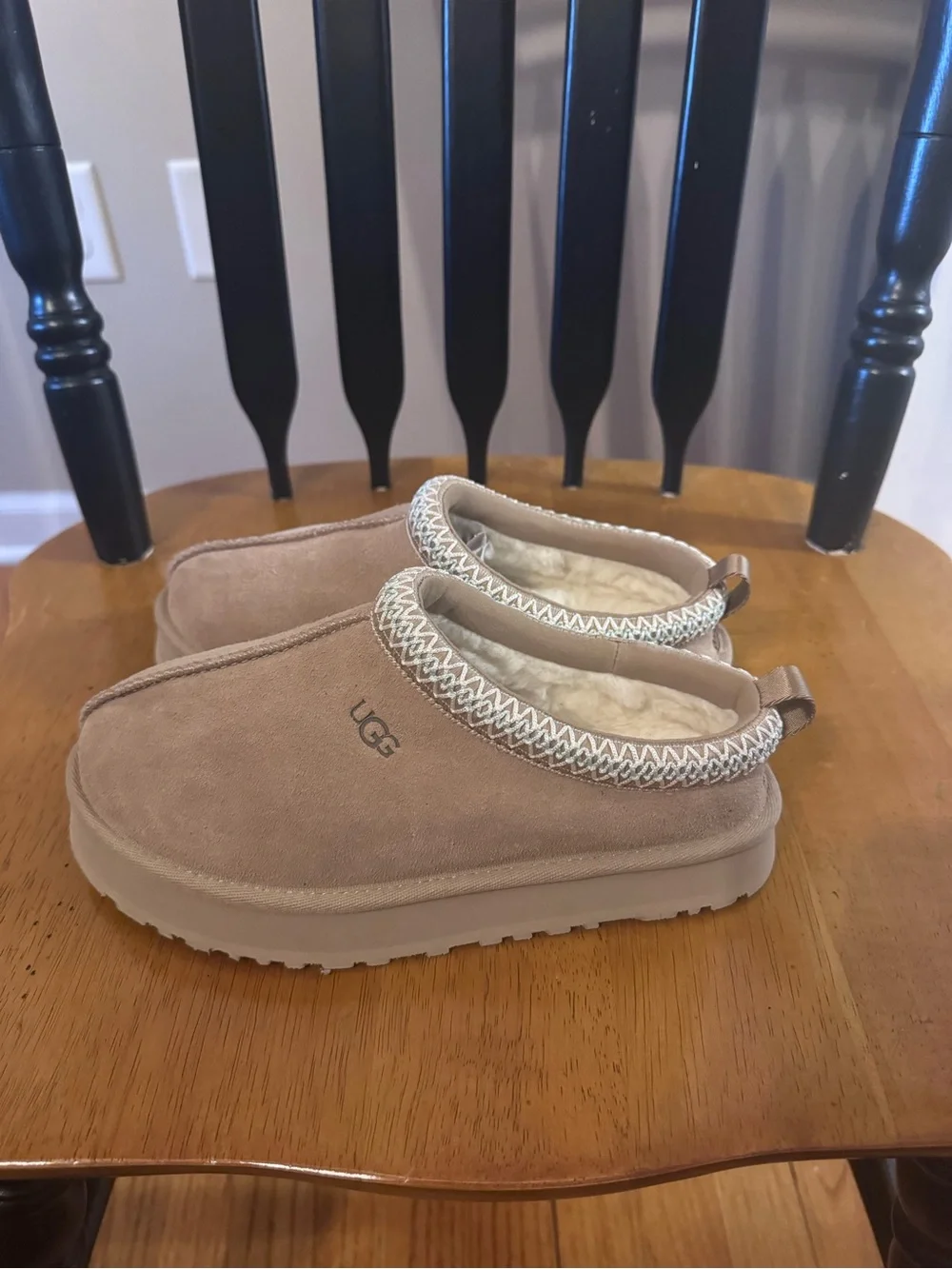 Ugg Sand Tazz Children's Slippers 1143776K SAND New no box US 3 UK 2 authentic